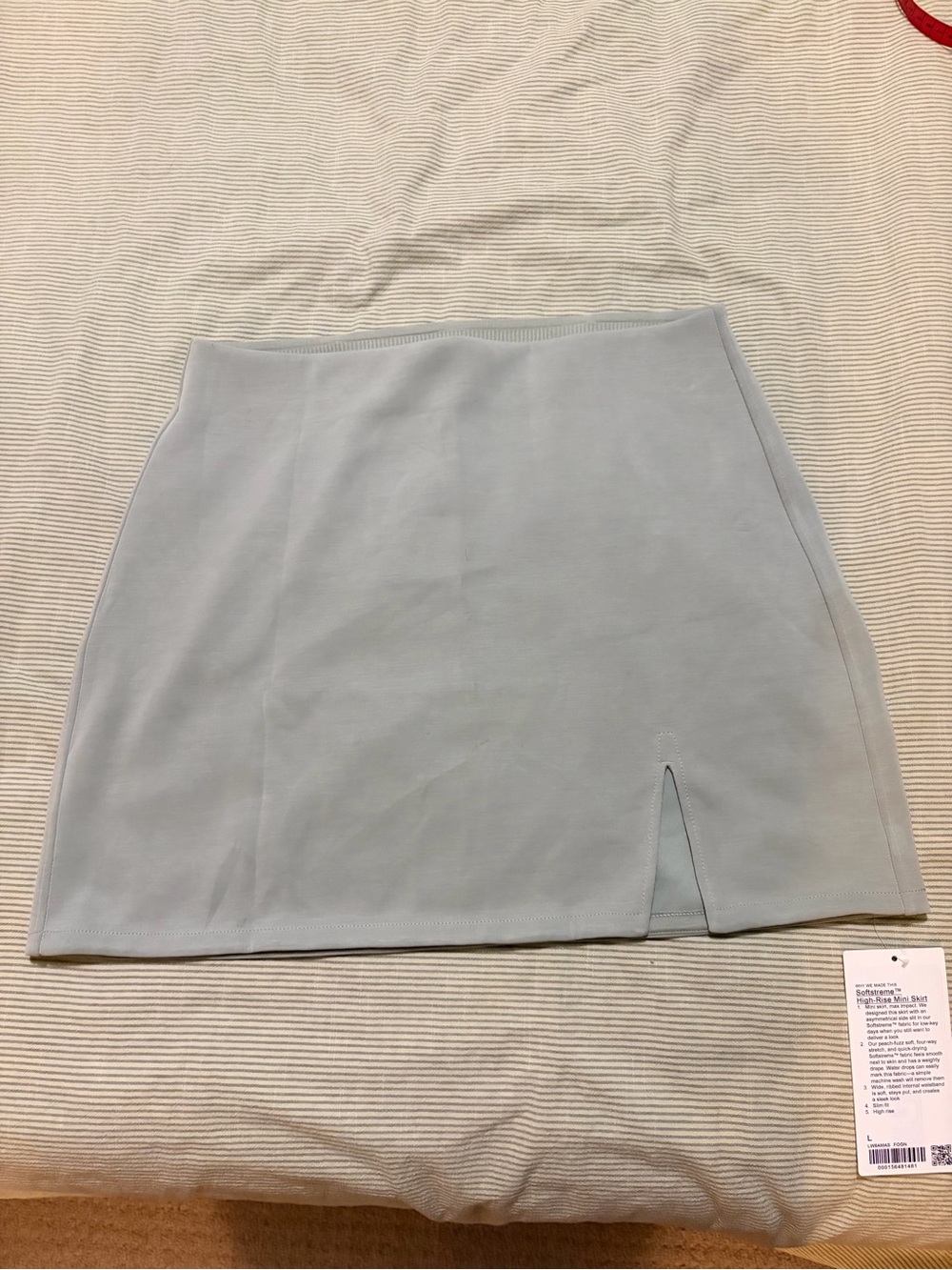 lululemon softstreme high rise mini skirt